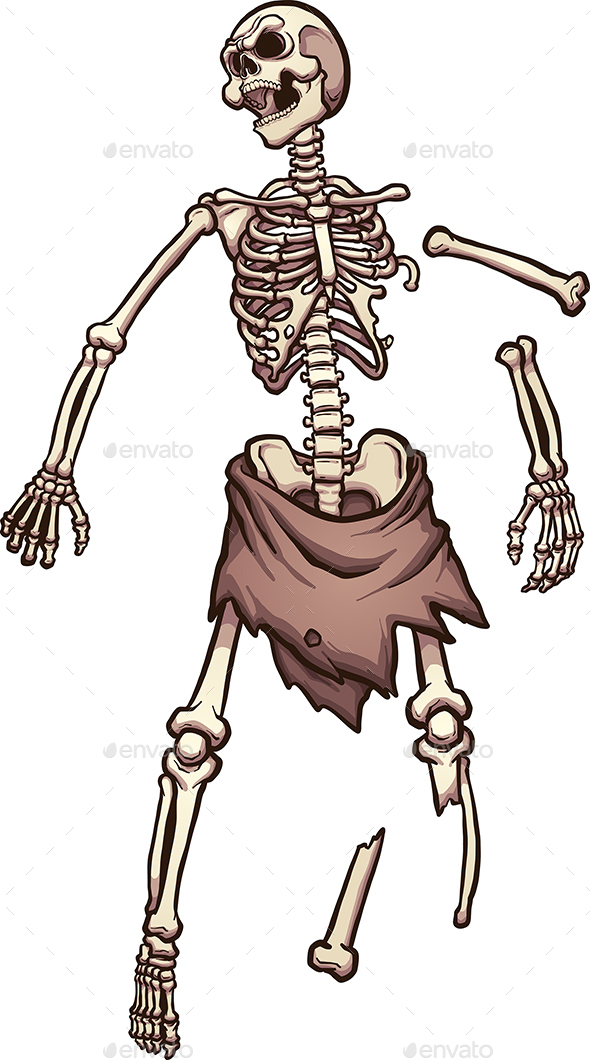 Stock Vector - GraphicRiver Cartoon Skeleton 20337567 » Dondrup.com